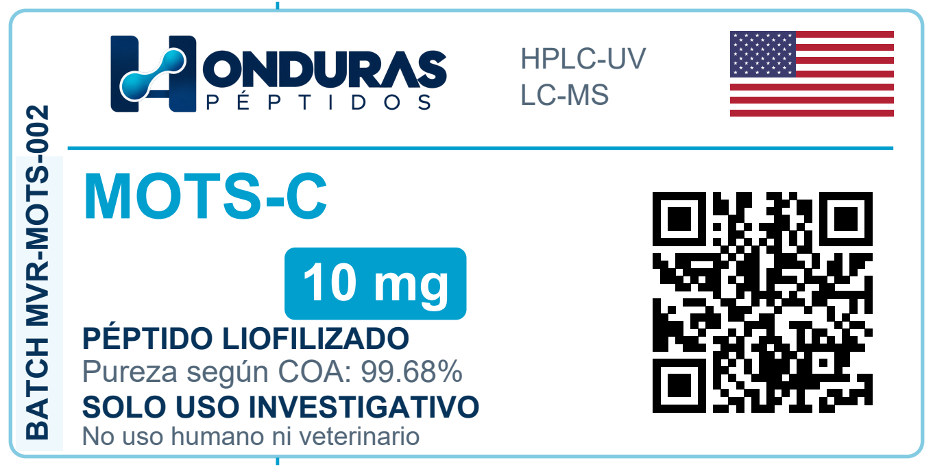 MOTS-C label, batch MVR-MOTS-002